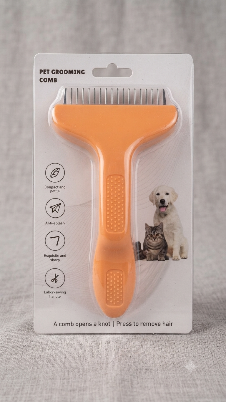 cepillo removedor pelo para mascotas